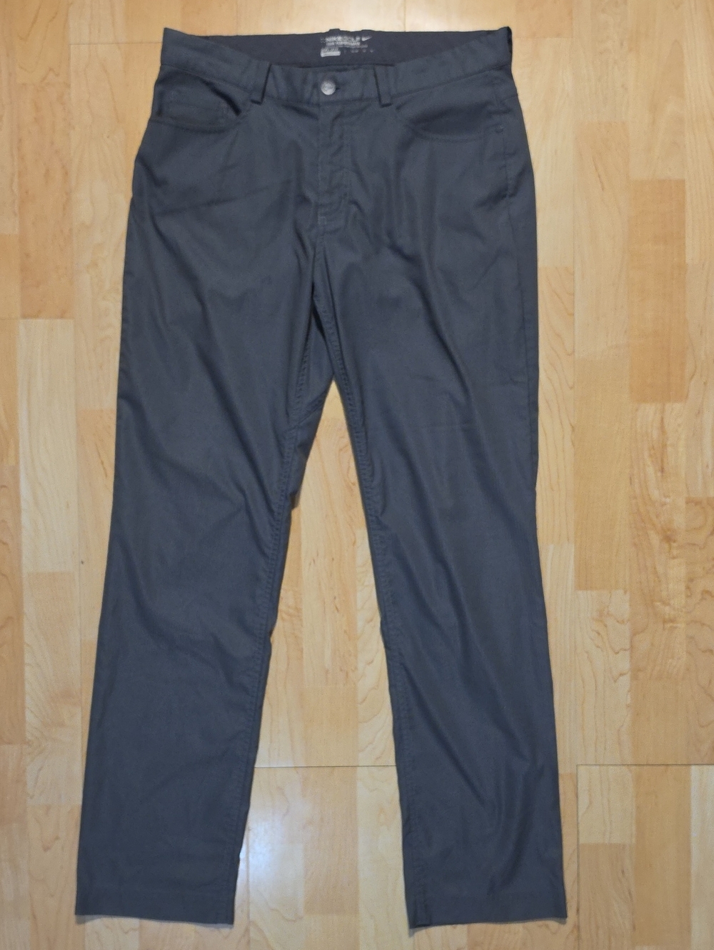 Nike Golf Tour Performance Dri-Fit Men's Gray Golf Pants Size 32 x 32 Pre-owned